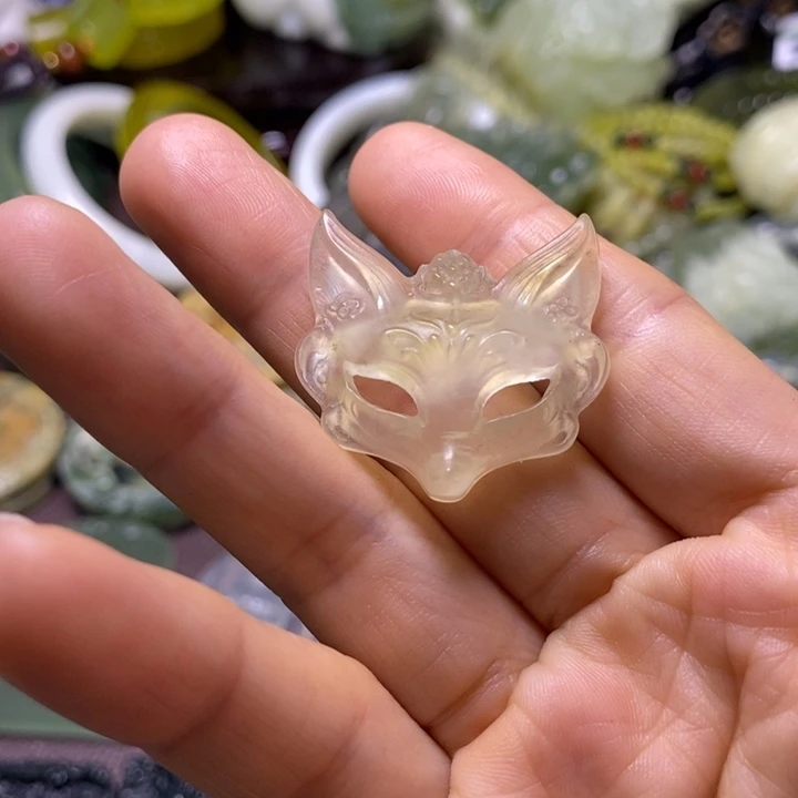 岫玉未镶嵌岫玉颈饰