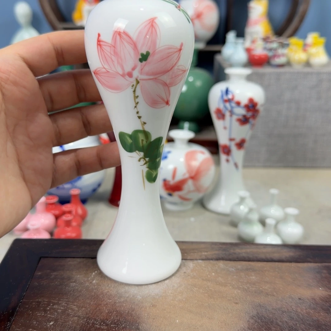 陶瓷手工小花器摆件