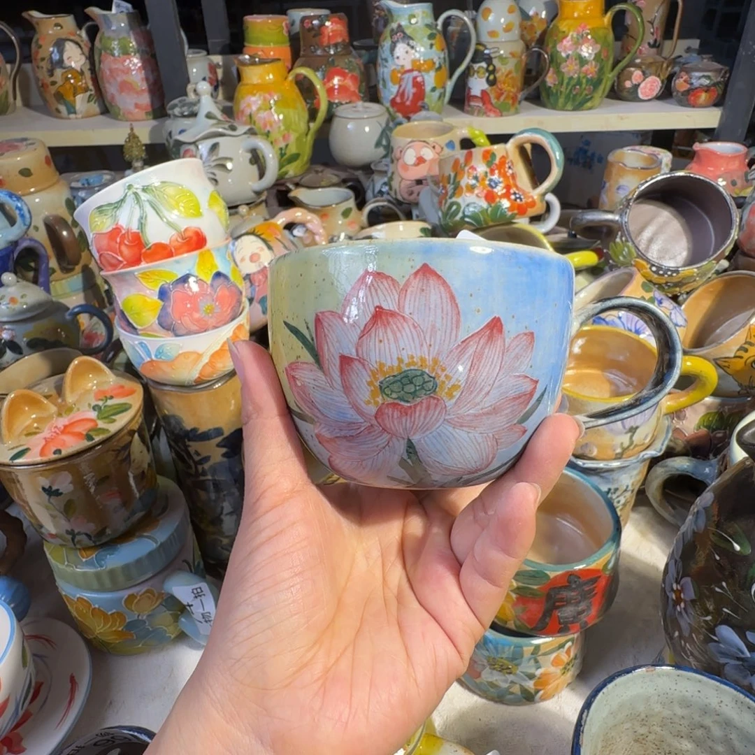 景德镇釉下彩陶瓷微瑕91