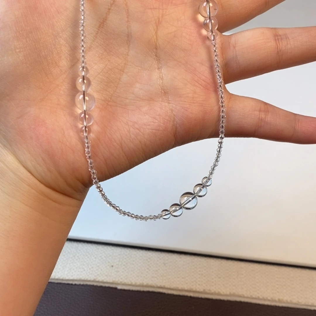 项链白水全净体 小米珠