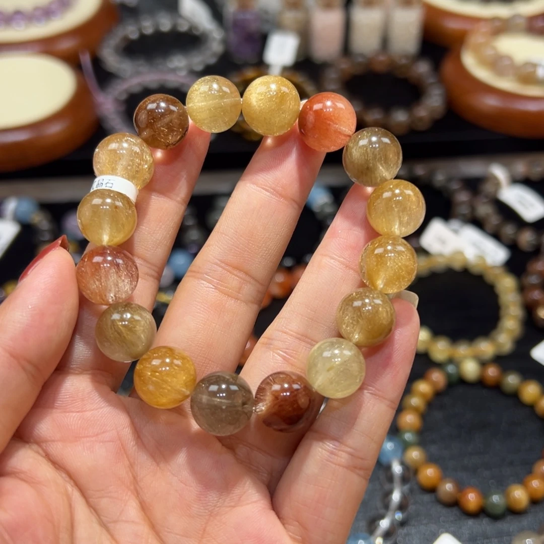 彩兔毛未镶嵌水晶