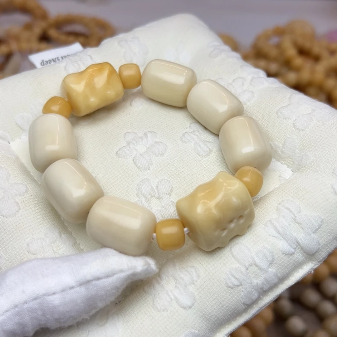 菩提根/象牙果吊坠棉花糖手捻678