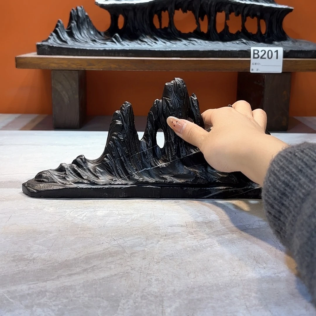 摆件百*灵璧石奇石摆件