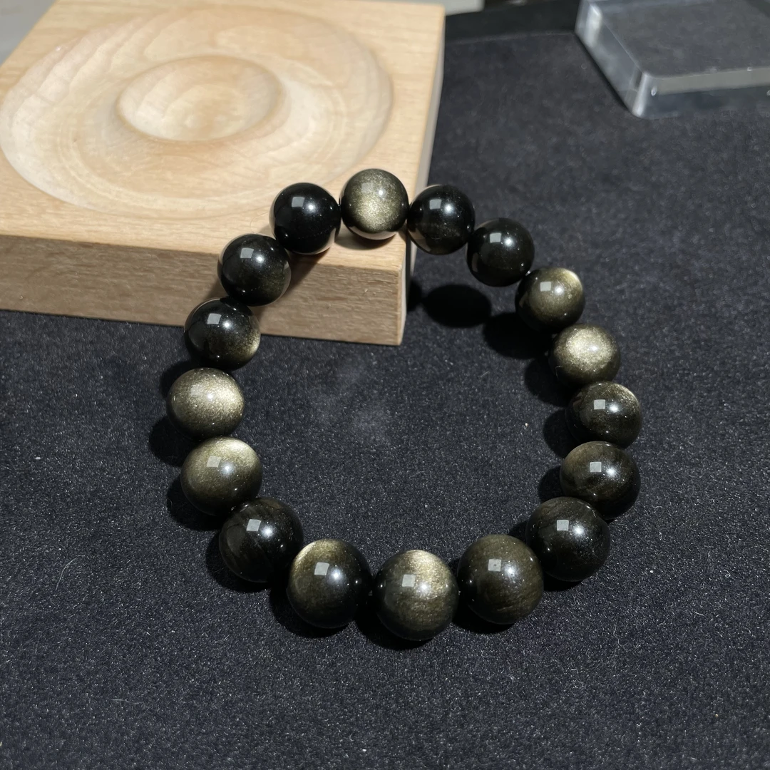 满星超细肉金耀石手串12mm KT24111131