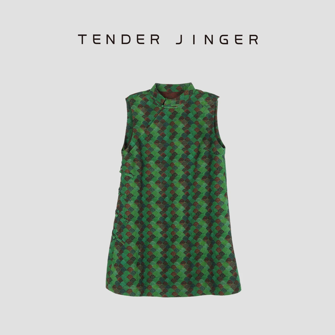 Tender Jinger【黑标】花罗满印连衣裙T52LAN30616