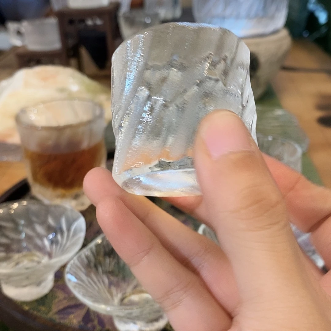 手工艺品琉璃原矿水晶盖置