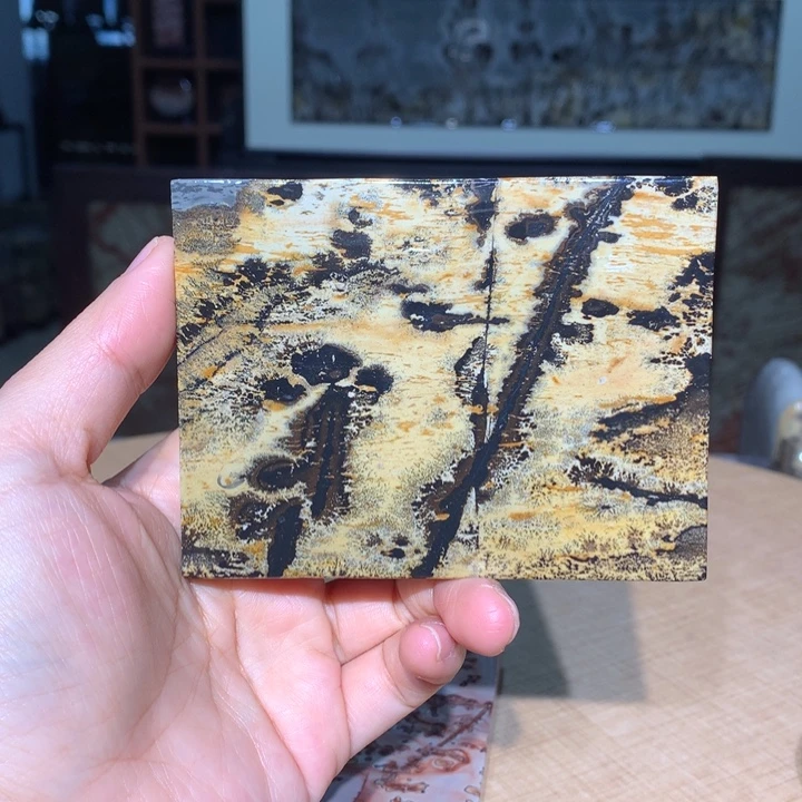 广西国画石摆件，观赏收藏