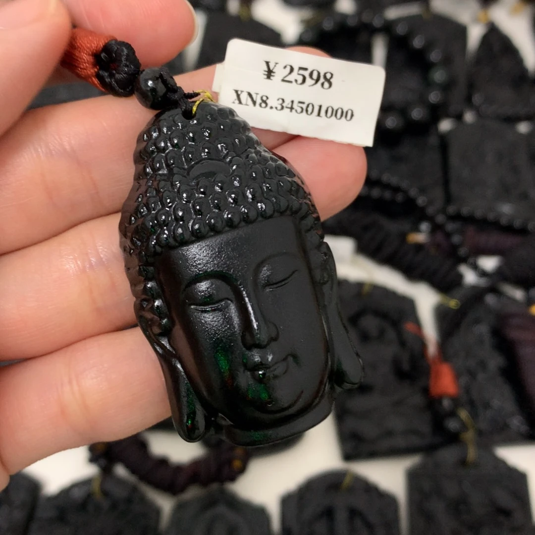 ༄***༻天然缅甸a货钢琴黑挂件