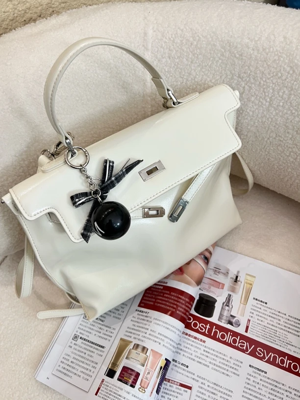 凯丽双肩包  复古手拎包斜背包双肩包多功能多隔层轻奢百搭纯色