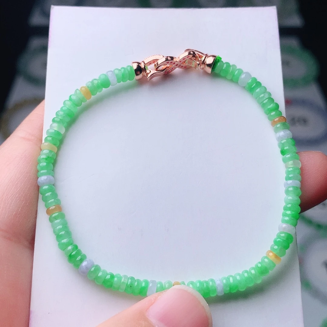 翡翠未镶嵌手链翡翠