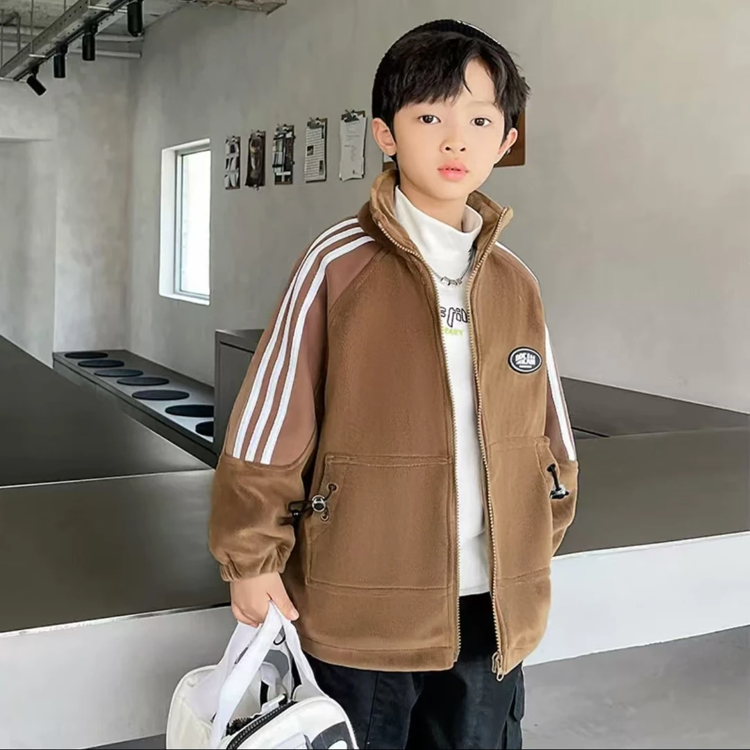 N6128儿童秋冬季休闲时尚潮款奥粒绒外套XPH033