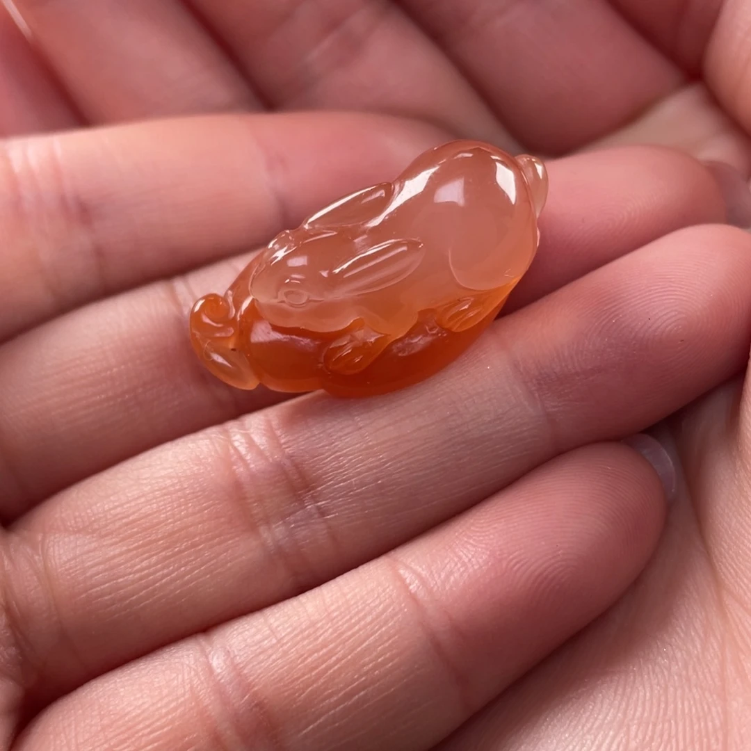 南红玛瑙未镶嵌颈饰
