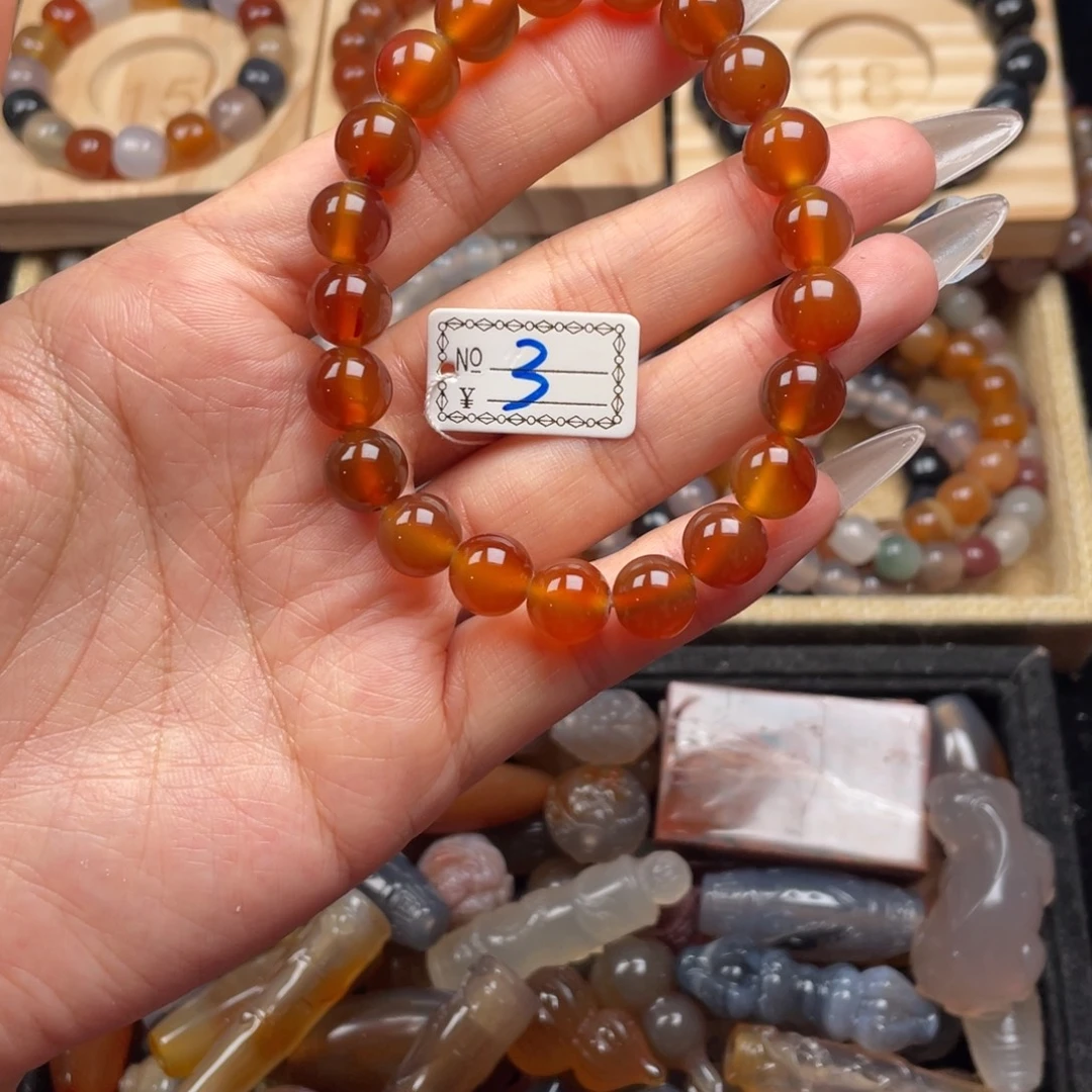 玛瑙/玉髓未镶嵌手链