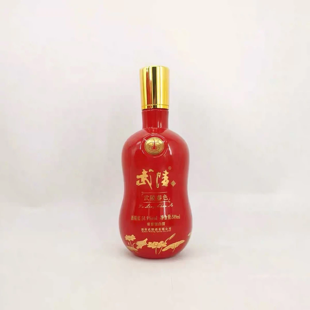 武陵酒春色光瓶浓酱兼香型50.9度509ml*1瓶【老酒精选】50.9度509ml