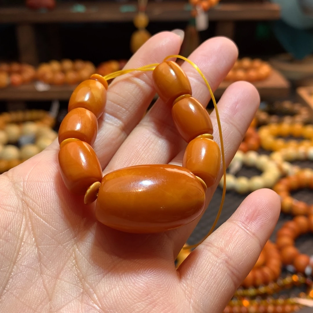 低***调蜜蜡未镶嵌吊坠(不含链)