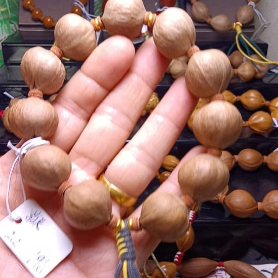 橄榄核手串/手链橄榄核手串三花铁核蒜头料2.2