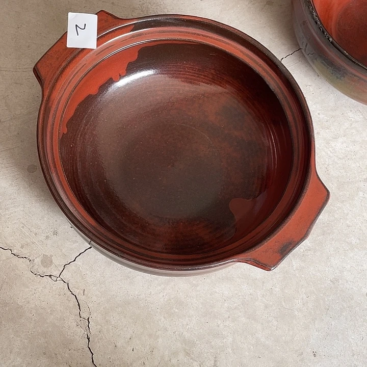 瓷片五厂砂锅无盖 2号