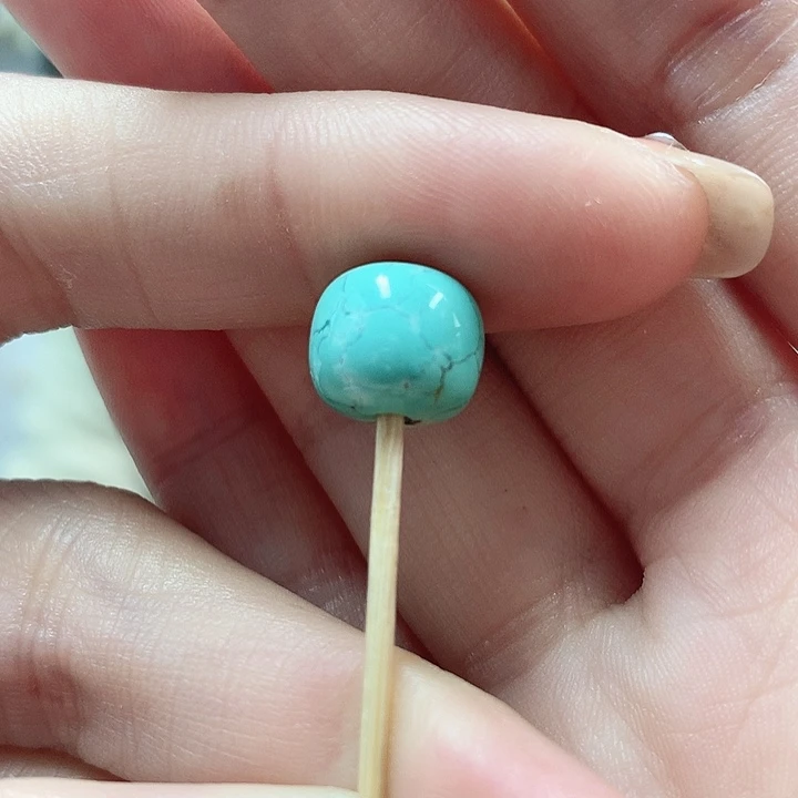 绿松石珠宝奇石未镶嵌平***樂