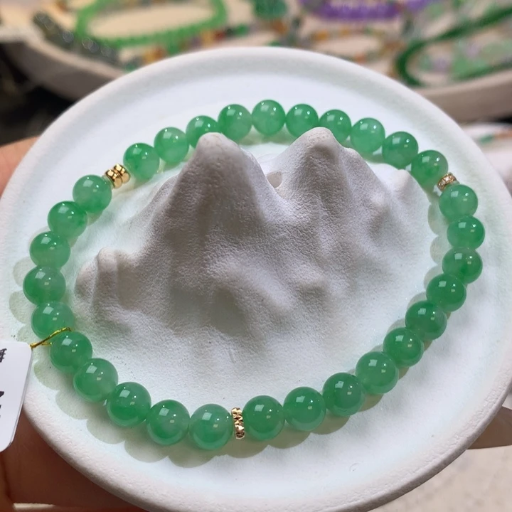 散珠翡翠金丝绿同料 宠粉价