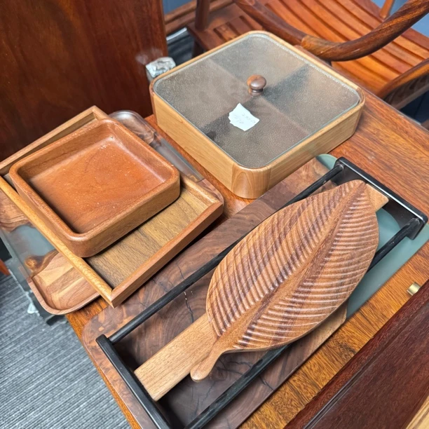 清仓尾货孤品捡漏茶周边托盘茶盘收纳架壶承摆件