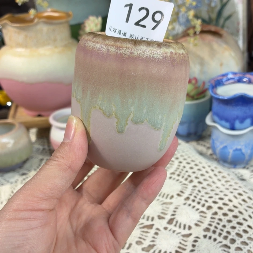 瑕疵秒景德镇陶瓷花盆艺术