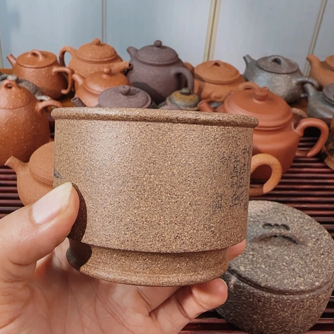 茶壶紫砂40目青段主人杯200cc
