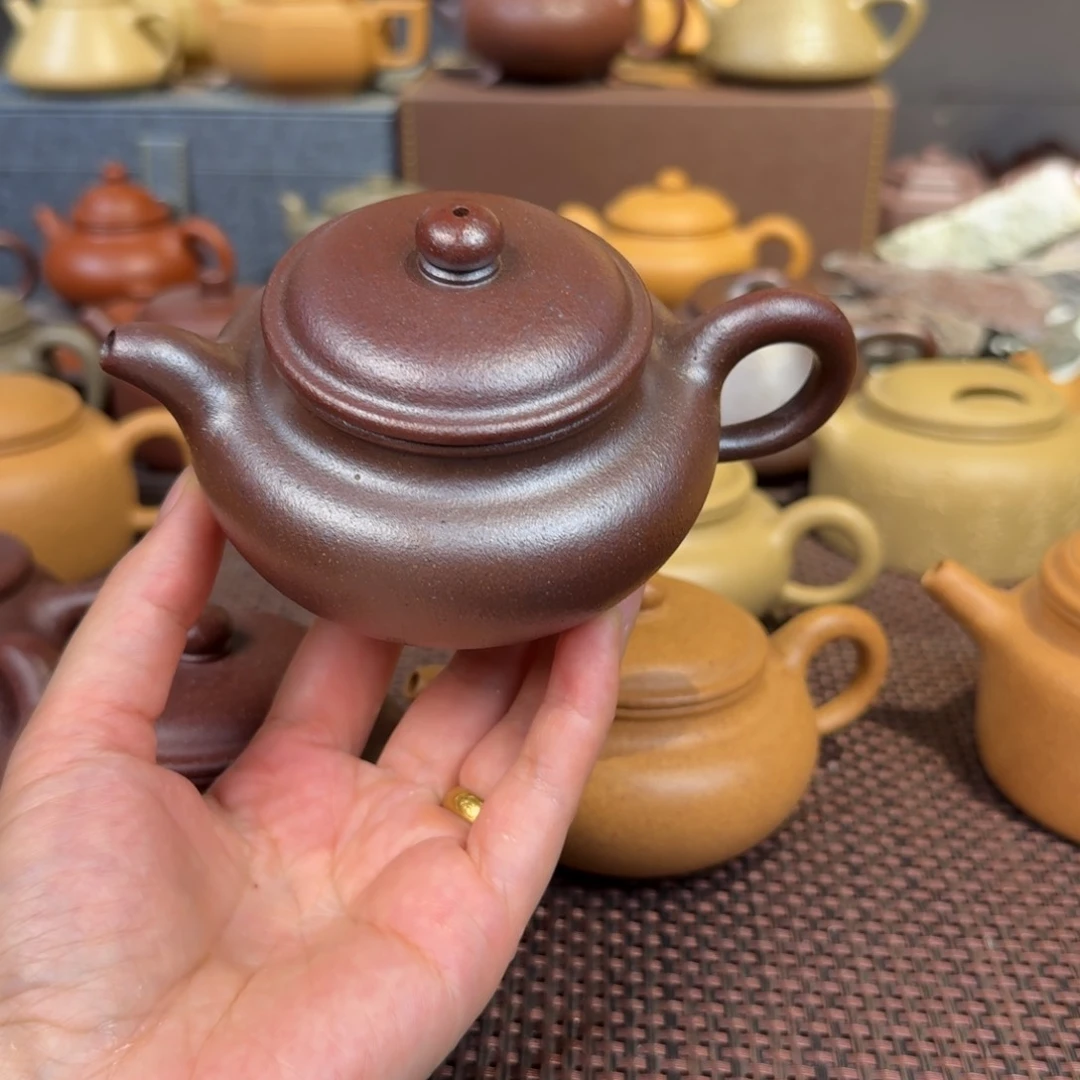 茶壶段泥冰*桃花泥柴烧200毫升