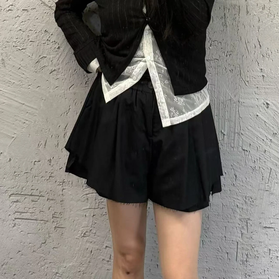 《大韩韩推荐》aw短款西裤大码女装夏季显瘦百搭气质休闲直筒正装裤