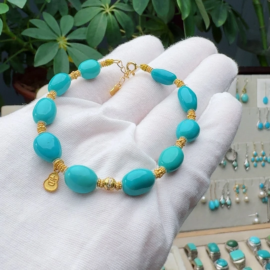 绿松石未镶嵌手链手串