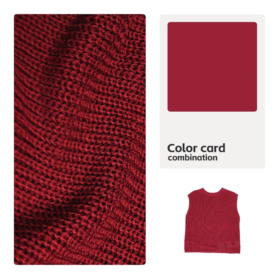 【米儿精选】HITOMI亚麻无袖针织背心HS22008