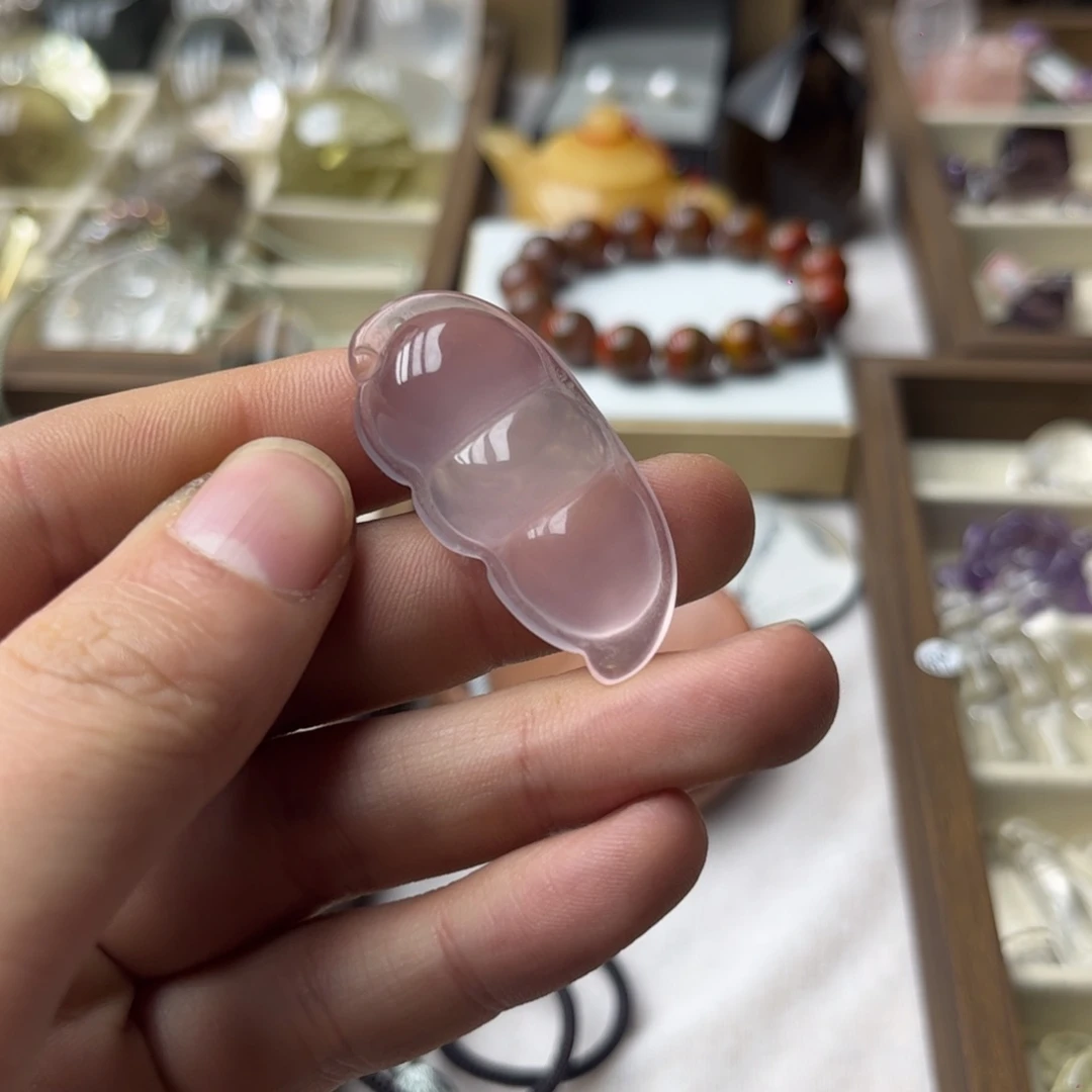 水晶摆件未镶嵌L***·粉水四季豆