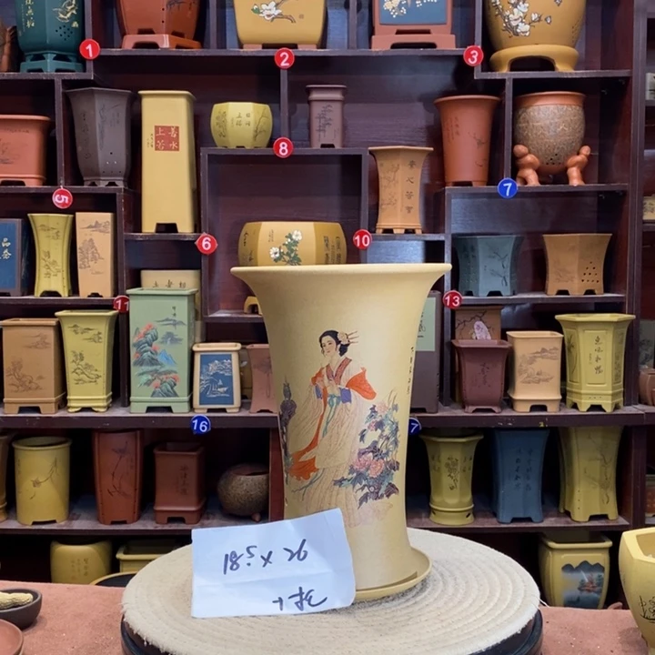 紫砂花盆紫砂花盆