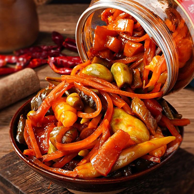 七点食分东北八宝酱菜香脆可口小咸菜地环黄瓜腌制开胃小菜下饭菜