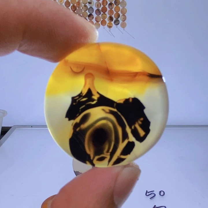 玛瑙/玉髓吊坠(不含链)未镶嵌鸽*