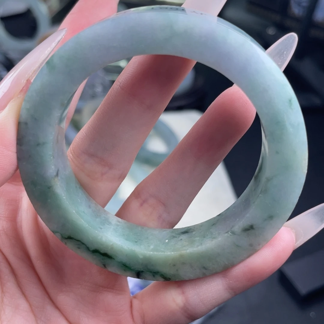 定制翡翠未镶嵌正圈纹裂漏