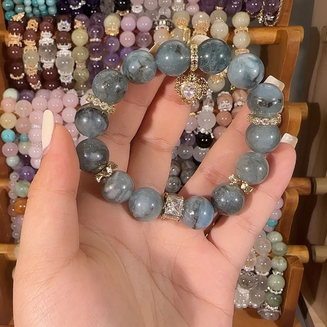 烟晶手链未镶嵌哈哈