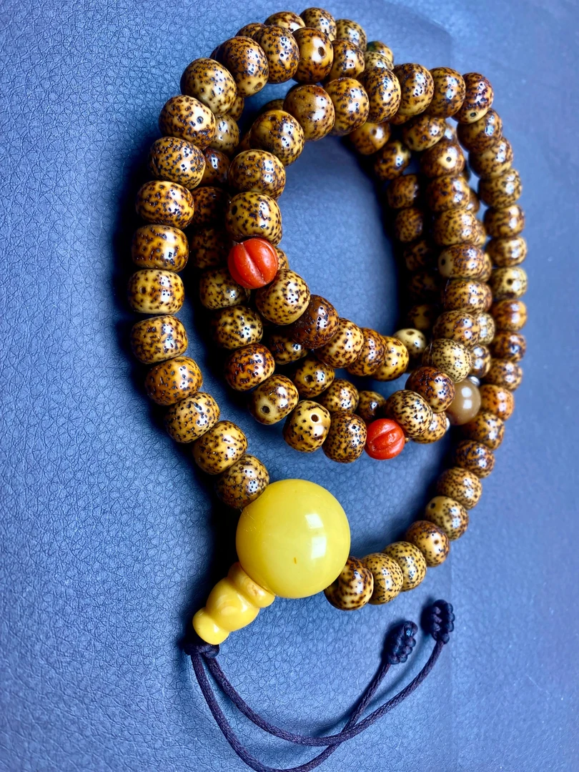 藏区老型菩提手串