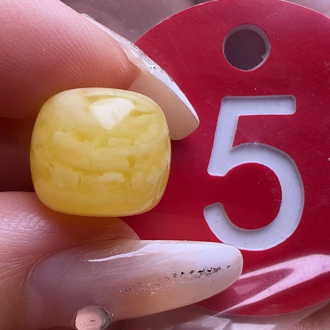 未镶嵌蜜蜡裸石12.5mm虎皮 老型