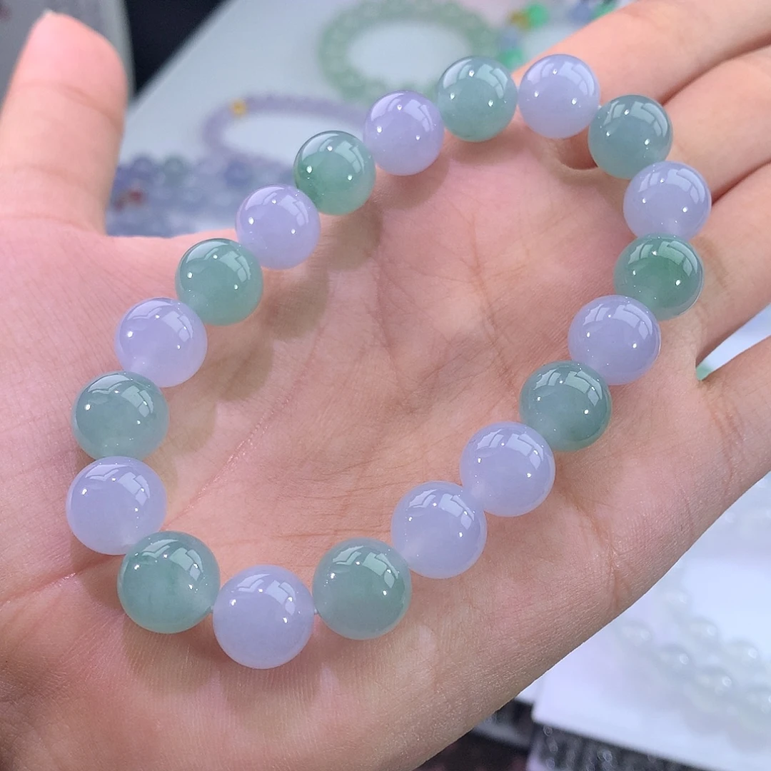 未镶嵌手链翡翠马卡龙手串