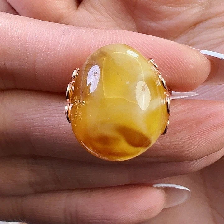 蜜蜡颈饰未镶嵌蜜蜡