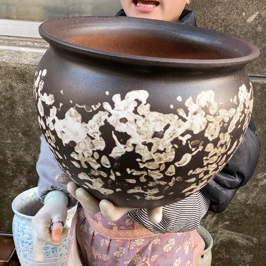 紫砂花盆正品口30高24