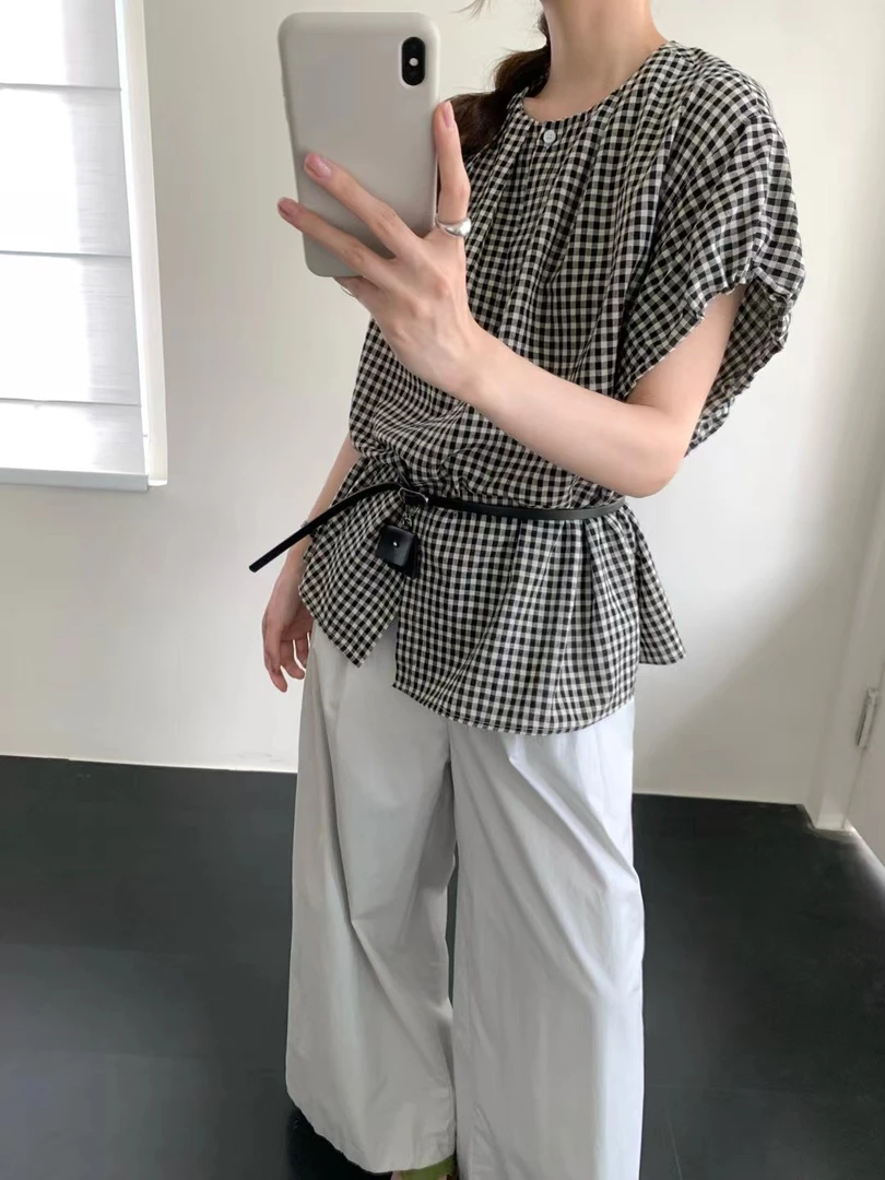 慵懒风INS风夏季显瘦连衣裙休闲风宽松阔腿时尚套装