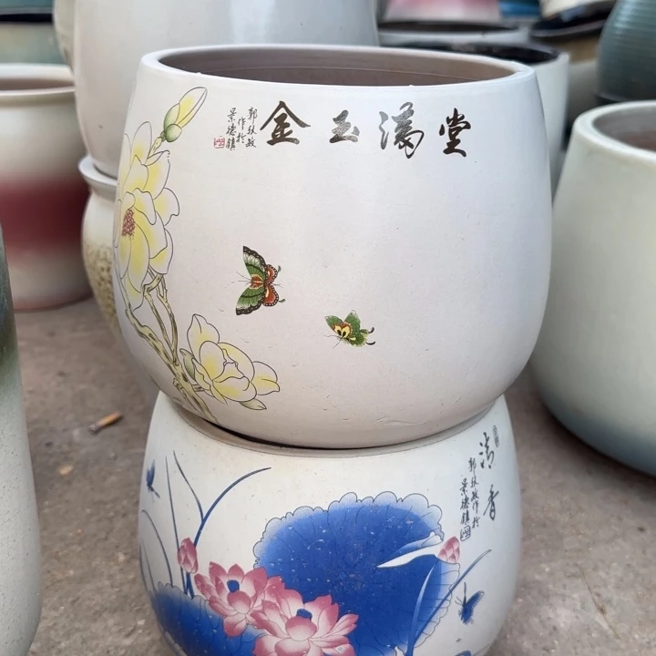 瑕疵花盆处理啦口18高18