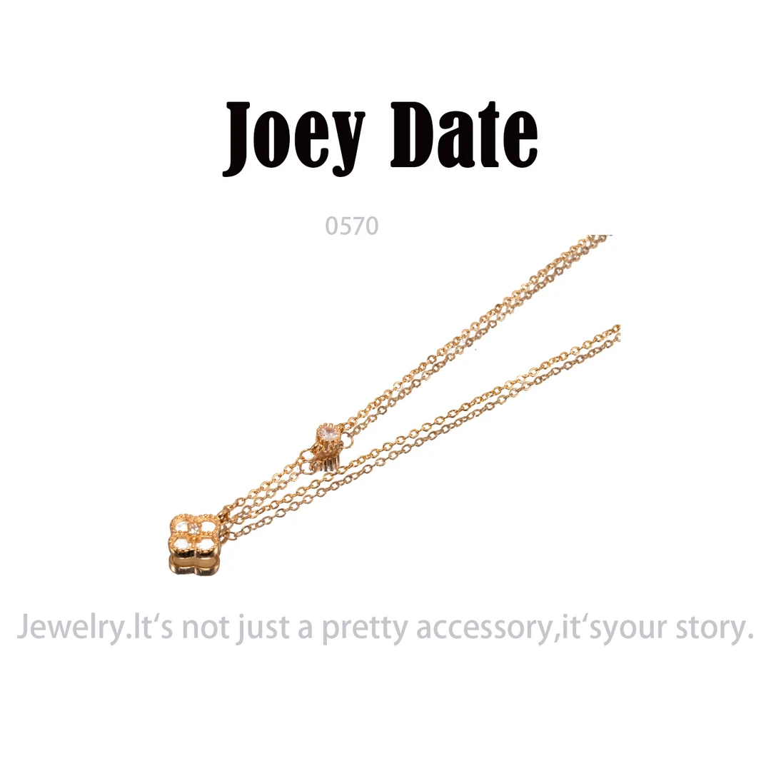 铜合金项链 时尚百搭轻奢设计师项链~0570