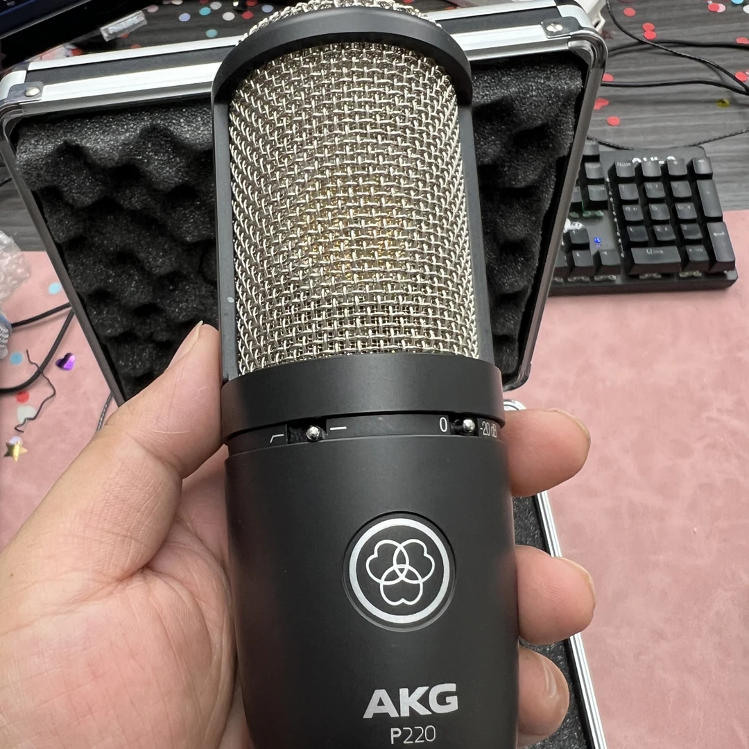 9新 AKG/爱科技 爱科技p220大振膜电容麦克风保证正品质量