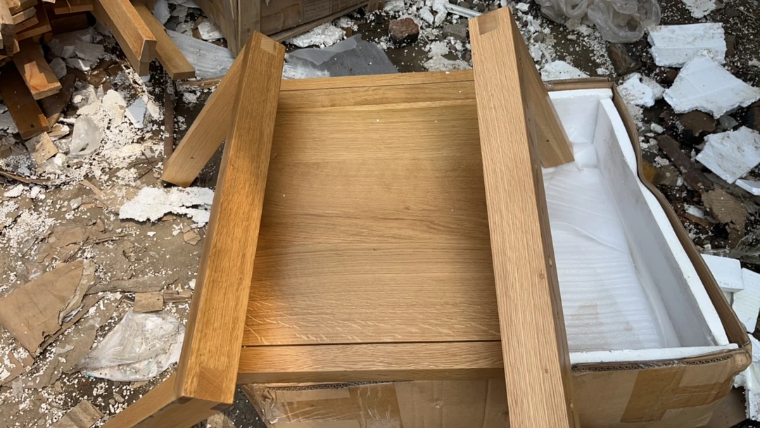 方几白橡60×60×50瑕疵无售后孙1947