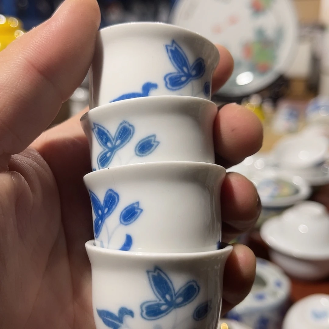 醴陵老厂瓷微瑕慎拍