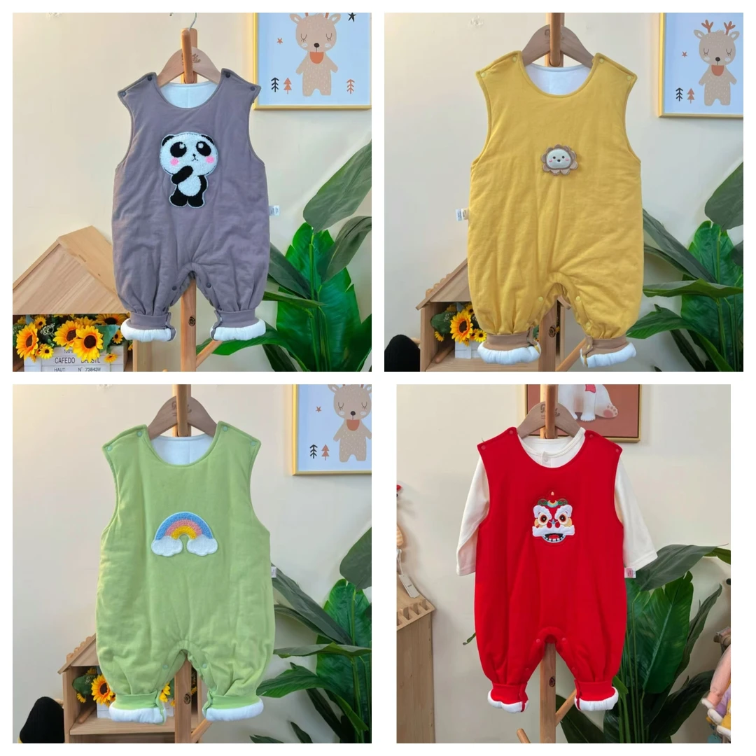 贝适【160g恒温棉】婴幼儿宽背带保暖春季A类外出服居家服新生儿