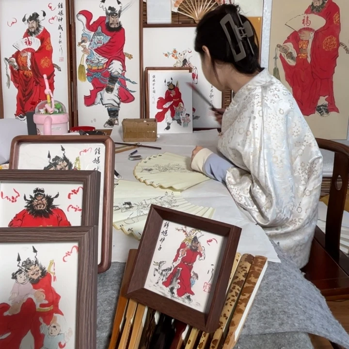 陇***汉国画李老师李老师玉竹