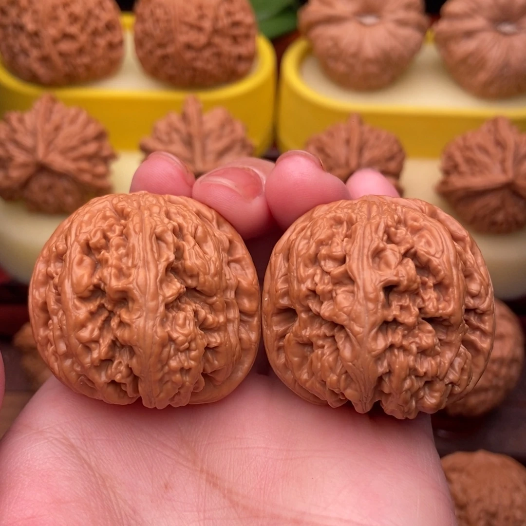 木****文玩核桃把件精品大粗筋38